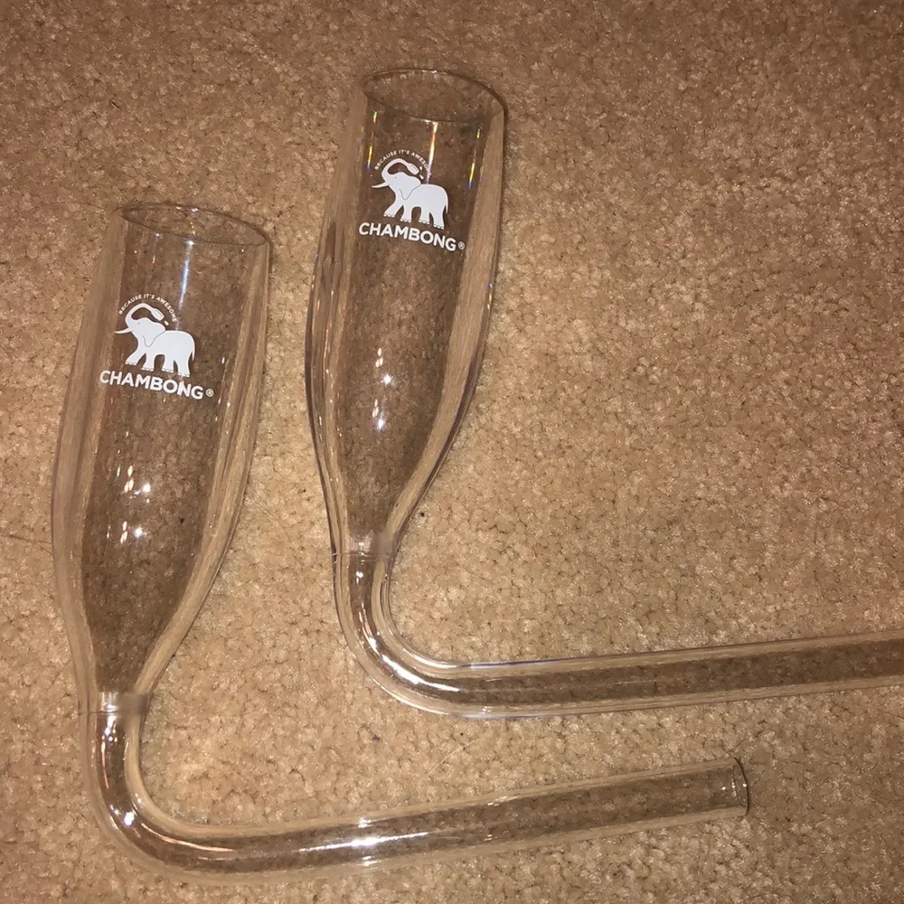 New Acrylic Chambong Set of 2